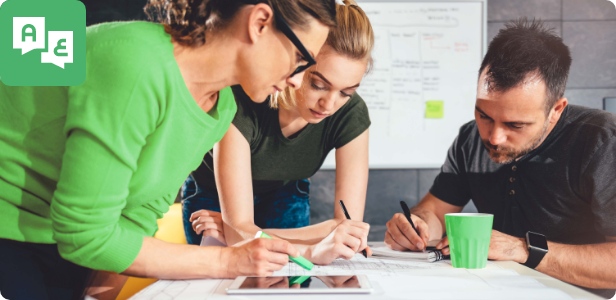 team learns foreign languages